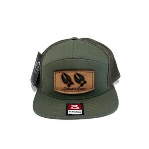 Richardson Men’s SnapBack Truckers Cap Flat Bill Color Olive Green Shoot & Reel